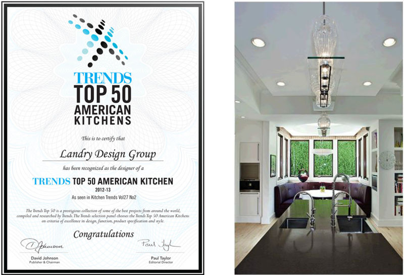 Landry Design Group Among Trends Top 50 American Kitchens