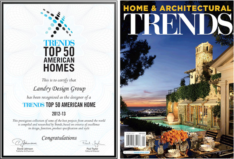 Landry Design Group Among Trends Top 50 American Home Designers