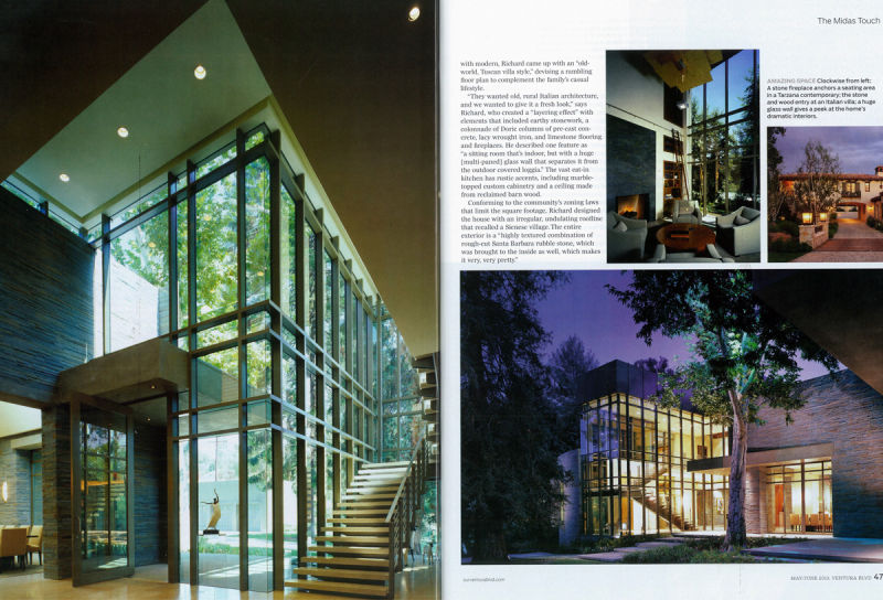 Ventura Blvd. Magazine Article Features Projects by Landry Design Group