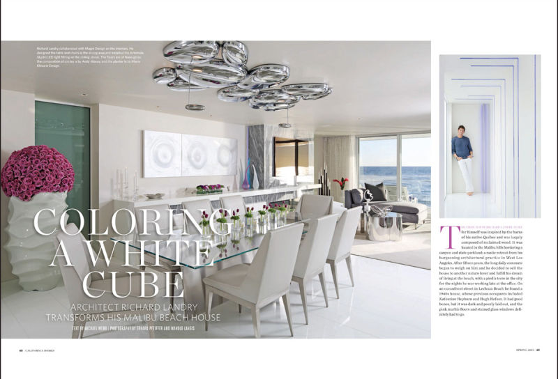 Sea Level Residence in California Homes Spring 2015 issue