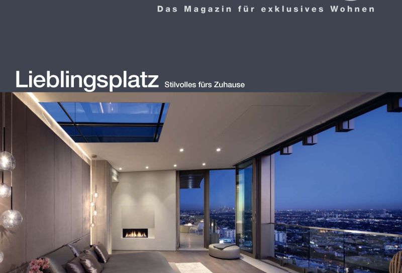 Landry Design Group Featured On Cover Of Luxury Living Magazine by Die Presse