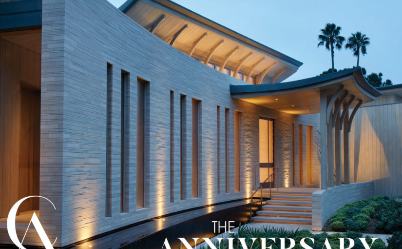 Ridge House on the cover of California Home + Design Anniversary Issue