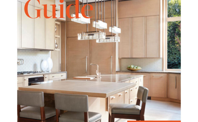 LDG on the cover of CA Homes Essential Guide for Kitchen Design 2023