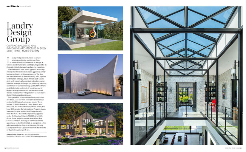 LDG featured in CA Homes Essential Guide 2024
